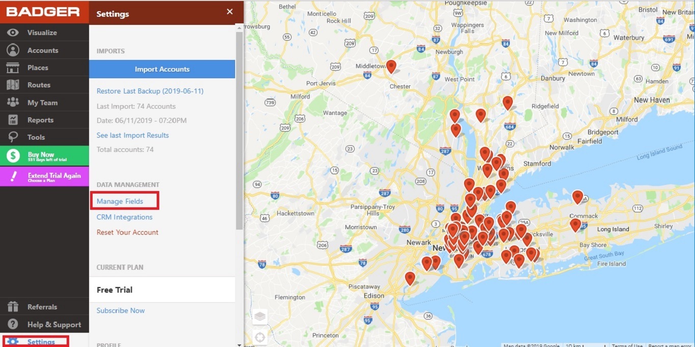 Create Map With Pins