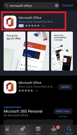 Microsoft Excel on the App Store