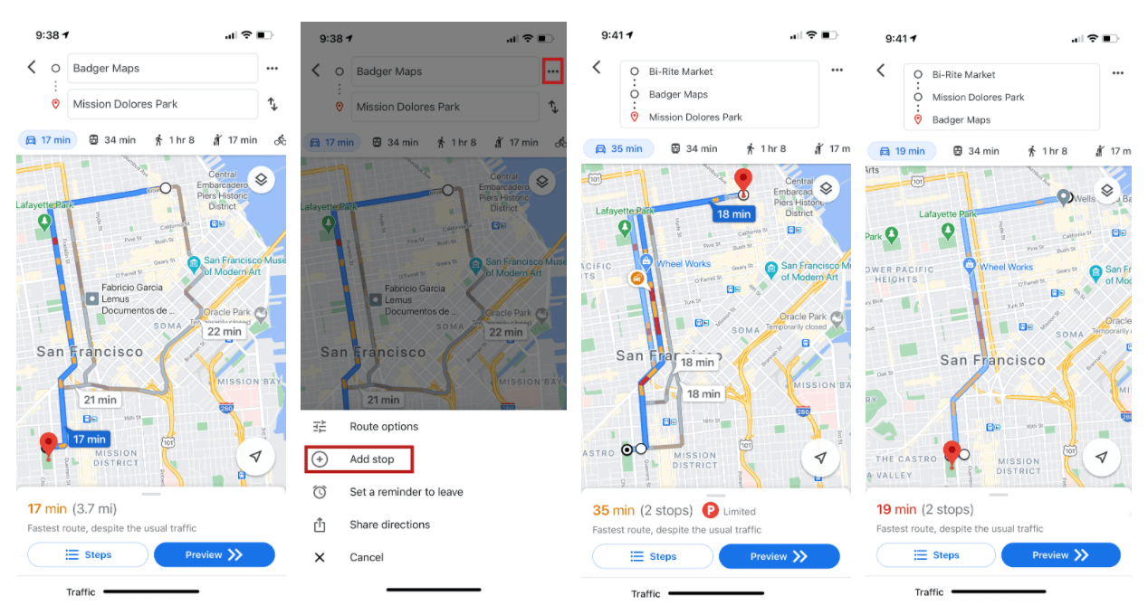 How To Find the Fastest Route with - Google Maps Add Stops 