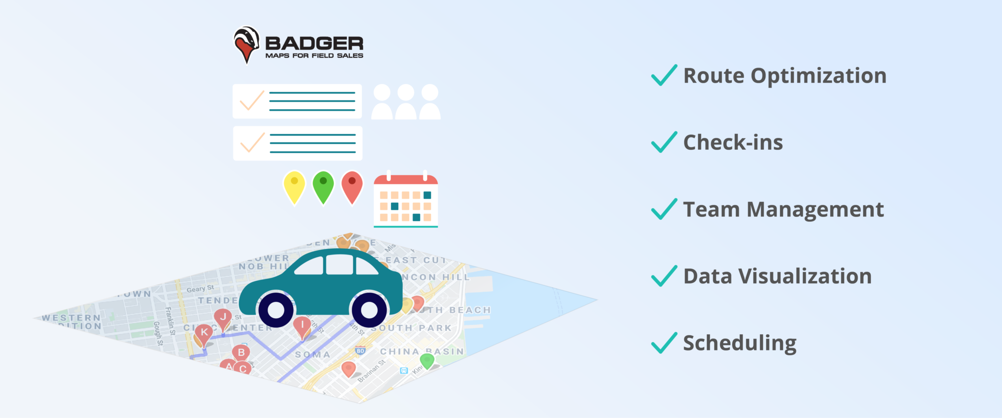 Badger Map Route Planner Sales Route Planner - Badger Maps