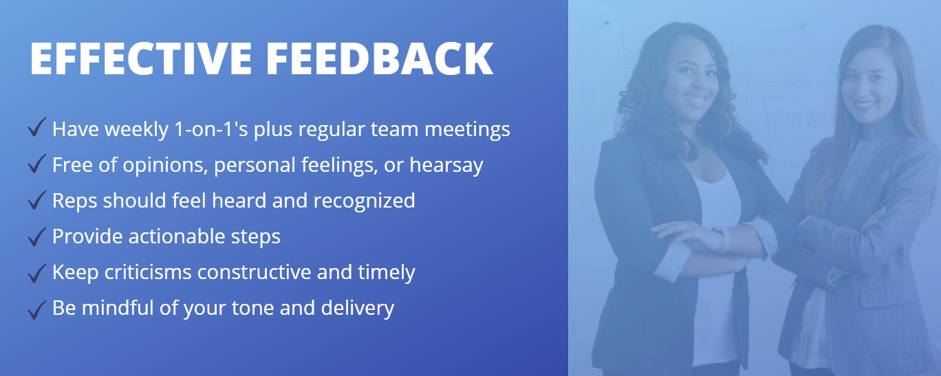 Provide effective feedback