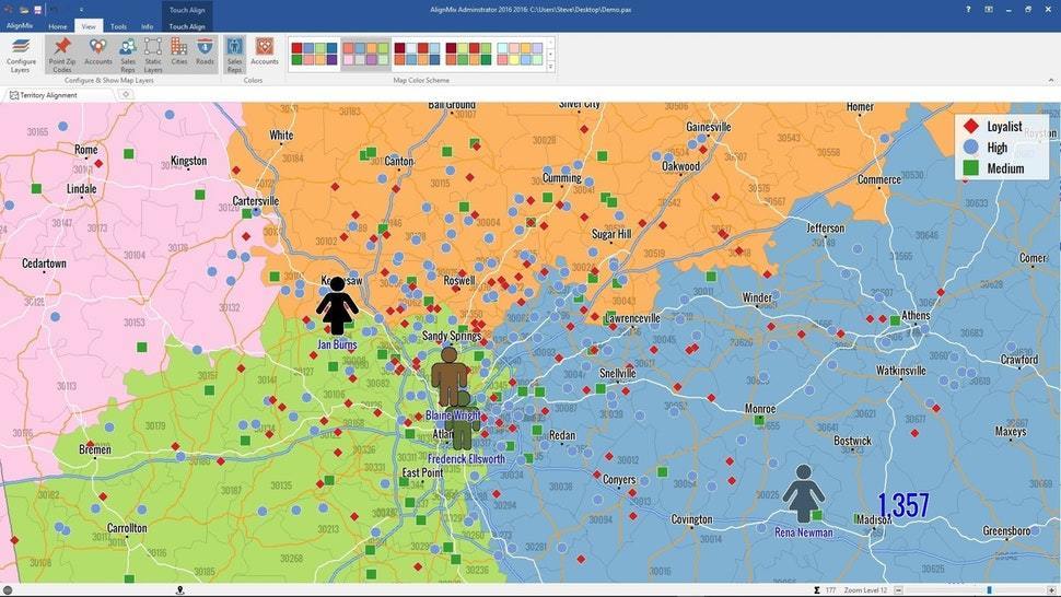 12 Best Sales Mapping Software - Alignmix Sales Mapping Software 