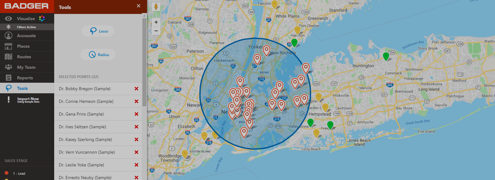 New Feature Radius Tool Other - Radius Tool Header Dark 