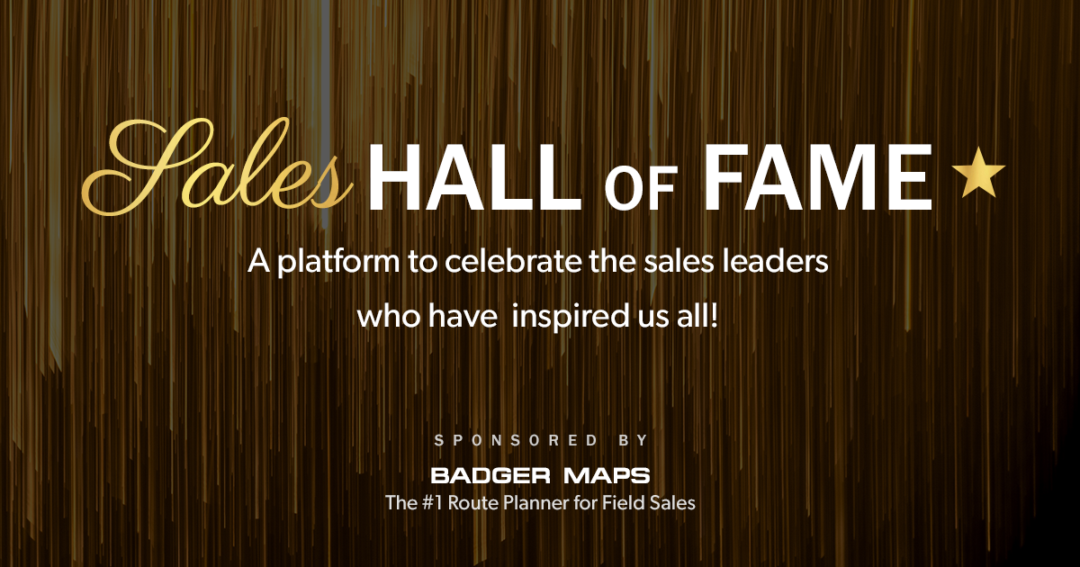 Sales Hall Of Fame Inductees And Nominations Badger Maps