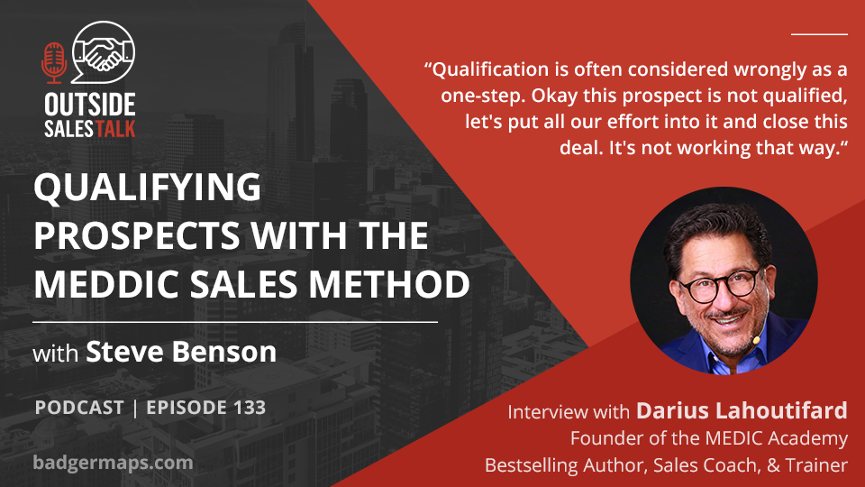 Outside Sales Tal with Darius Lahoutifard