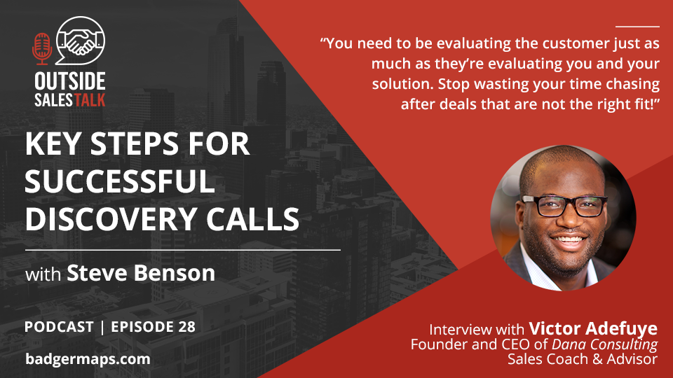 Key Steps for Successful Discovery Calls - Outside Sales Talk with Victor Adefuye