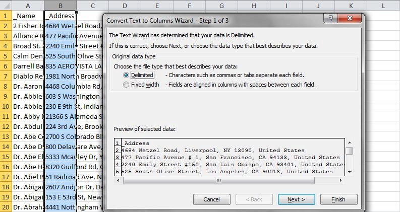 Step 2 multiple columns