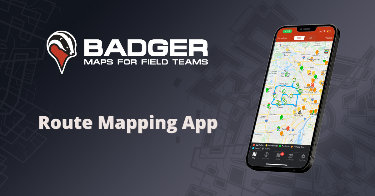 Route Mapping App for Field Teams - Route Mapping Map 